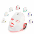 Portable 7 Color Light Facial Mask - Touch Screen Skin Care Device with Multi-Function Beauty Benefits - USB Charged